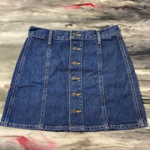 Levi's A LIne Mini Skirt Blue
